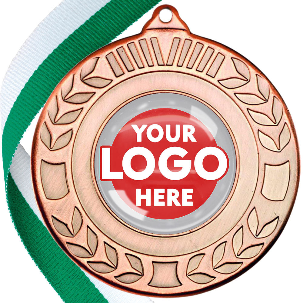 50mm Original Laurel  Medal on a Ribbon