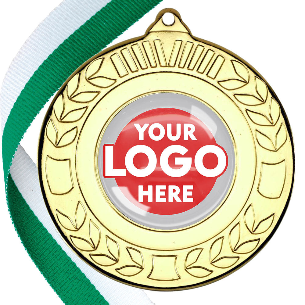 50mm Original Laurel  Medal on a Ribbon