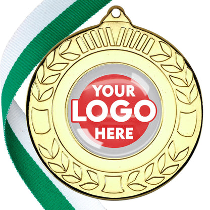 50mm Original Laurel  Medal on a Ribbon