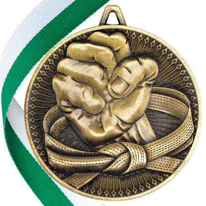 Martial Arts Antique 60mm Medal
