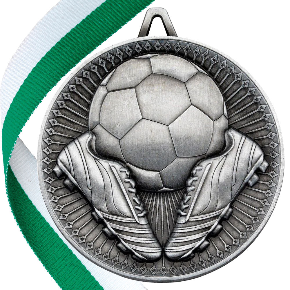Football + Boots 60mm Medal