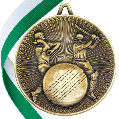 Cricket Antique 60mm Medal BW Trophies