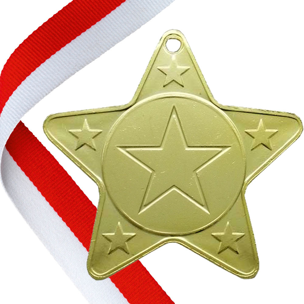 The Original - Star Shape Medal on a Ribbon