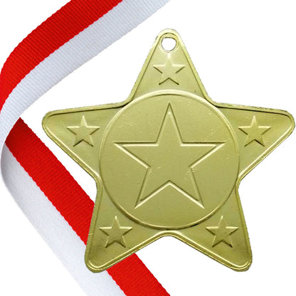 The Original - Star Shape Medal on a Ribbon