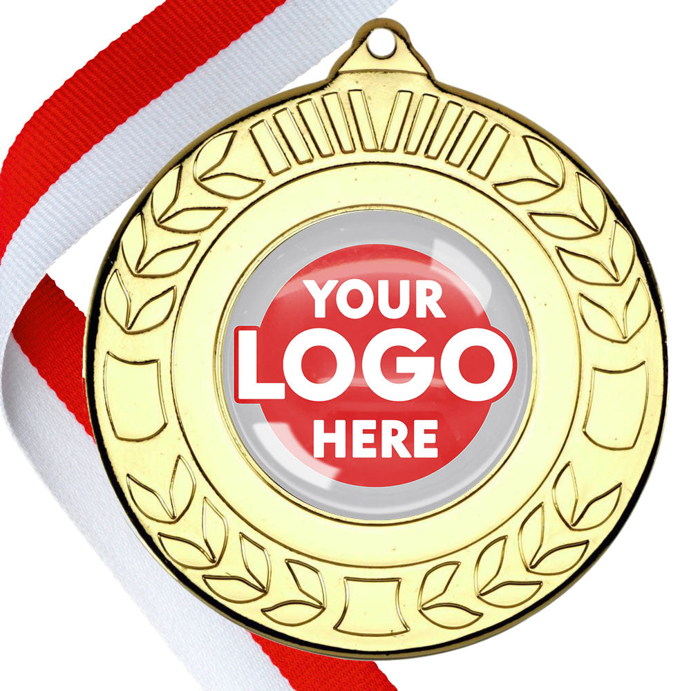 50mm Original Laurel  Medal on a Ribbon