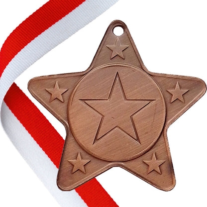 The Original - Star Shape Medal on a Ribbon
