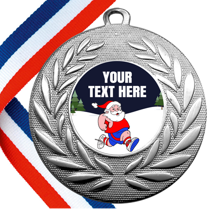 FREE SAMPLE Santa Wreath Medals with FREE SHIPPING BW Trophies