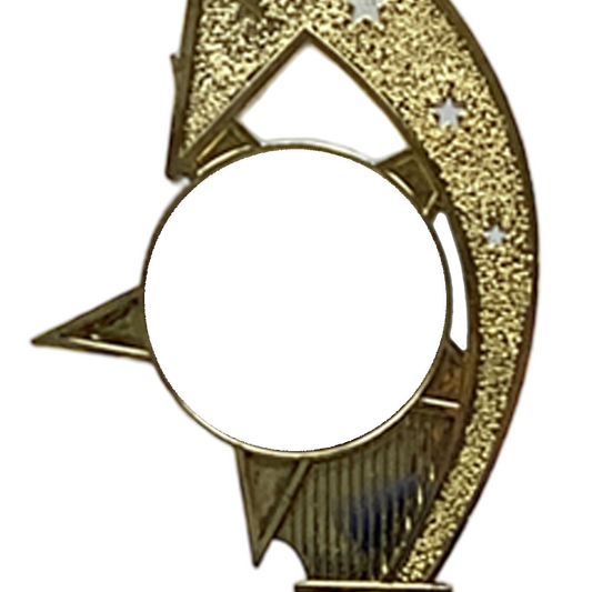 Golden-based Trophy Award with Stars Design (X731-01) BW Trophies