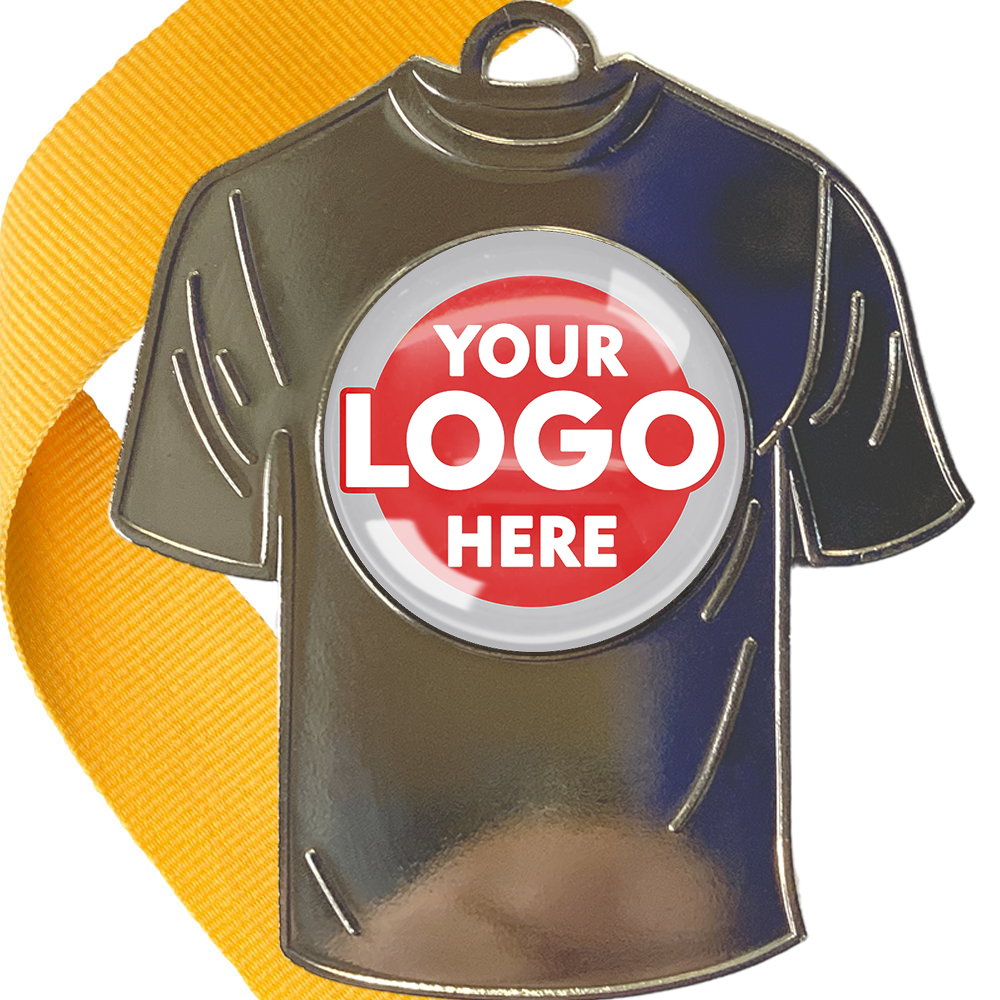 Shirt-shaped Silver Medal