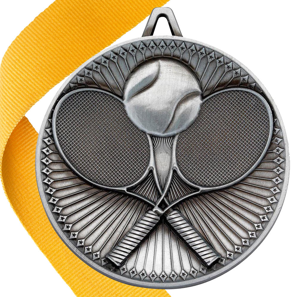 Tennis Antique 60mm Medal BW Trophies