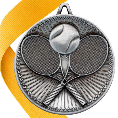 Tennis Antique 60mm Medal BW Trophies