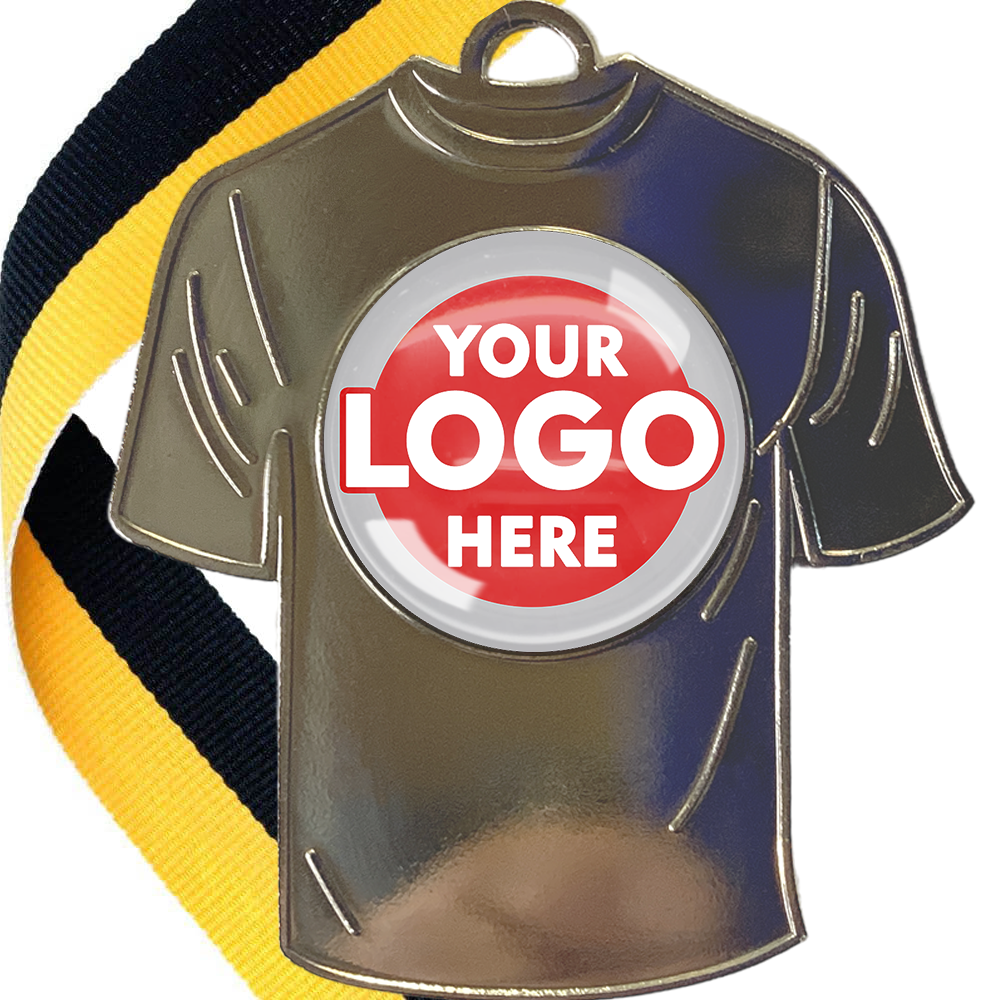 Shirt-shaped Silver Medal