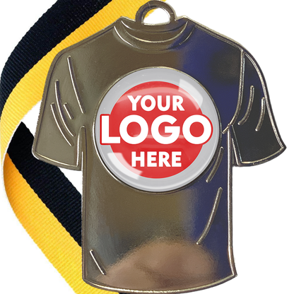 Shirt-shaped Silver Medal