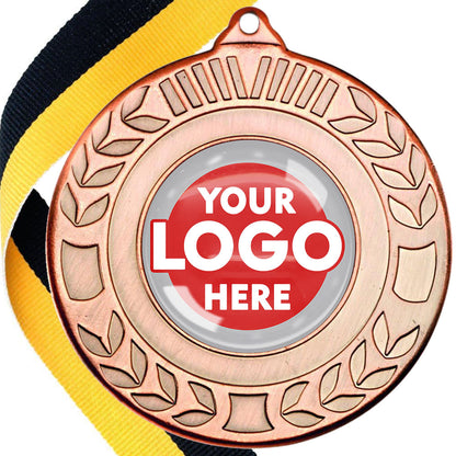 50mm Original Laurel  Medal on a Ribbon