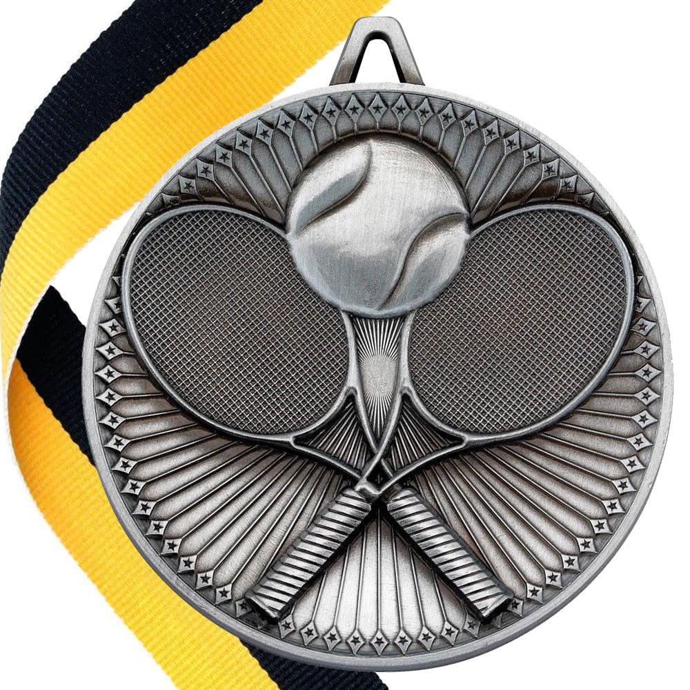 Tennis Antique 60mm Medal BW Trophies