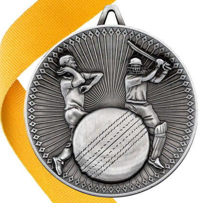 Cricket Antique 60mm Medal BW Trophies