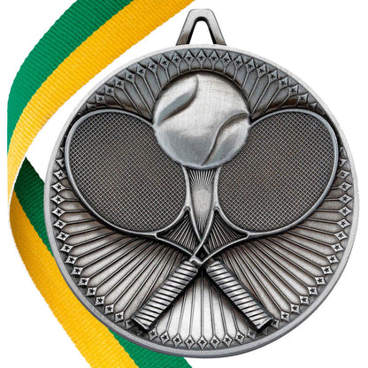Tennis Antique 60mm Medal BW Trophies