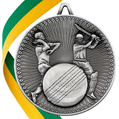 Cricket Antique 60mm Medal BW Trophies