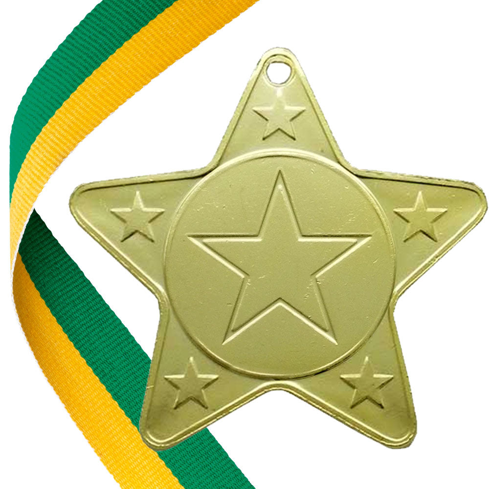 The Original - Star Shape Medal on a Ribbon