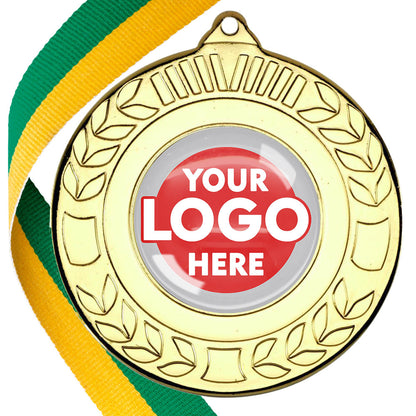 50mm Original Laurel  Medal on a Ribbon