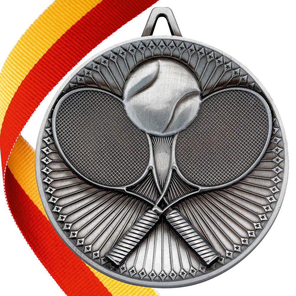Tennis Antique 60mm Medal BW Trophies