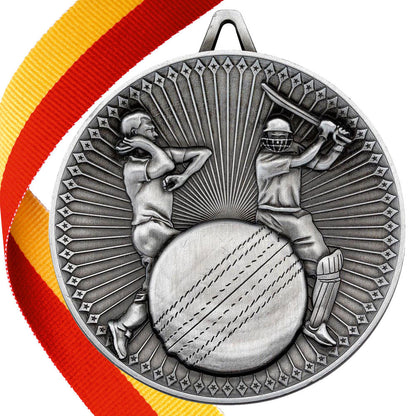 Cricket Antique 60mm Medal BW Trophies