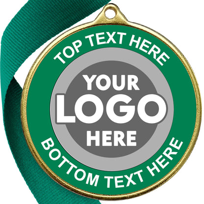 Cheerleading  Medal - Green