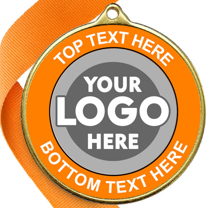 Cheerleading  Medal - Orange