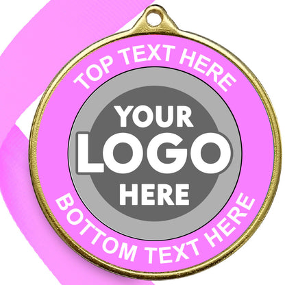 Cheerleading  Medal - Pink