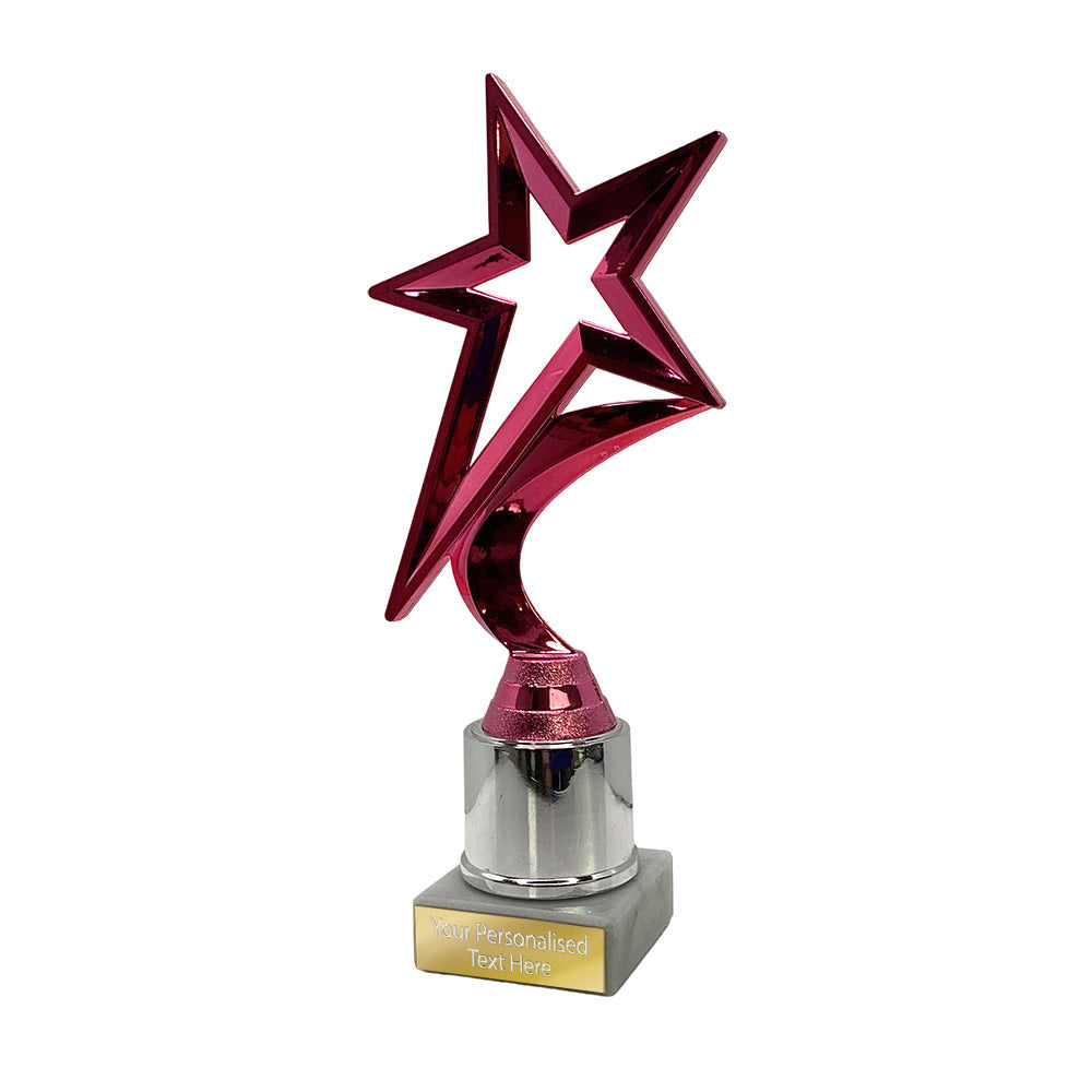 Pink&Silver Fancy Star Award (1384A)