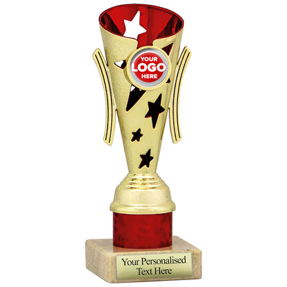 Star Design Tube Trophy (1966A/B/C/D/E/F) - 6 sizes available