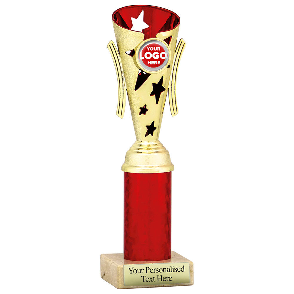 Star Design Tube Trophy (1966A/B/C/D/E/F) - 6 sizes available