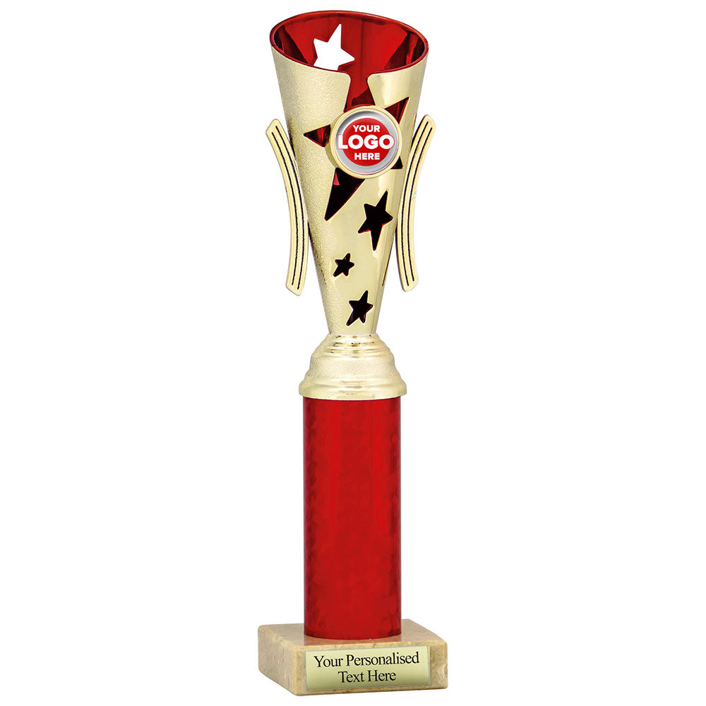 Star Design Tube Trophy (1966A/B/C/D/E/F) - 6 sizes available