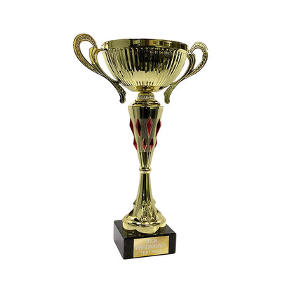 Golden Cup with Red Gems Decoration (MT10568 A/B/C/D/E)