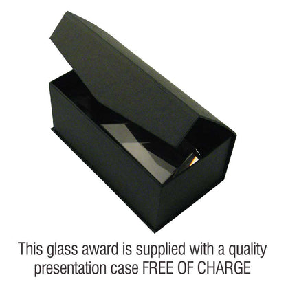 Rectangular Glass Golf Award (JR2-TD402G)