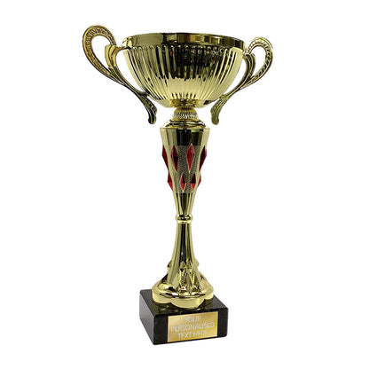 Golden Cup with Red Gems Decoration (MT10568 A/B/C/D/E)