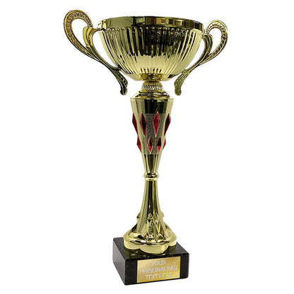 Golden Cup with Red Gems Decoration (MT10568 A/B/C/D/E)