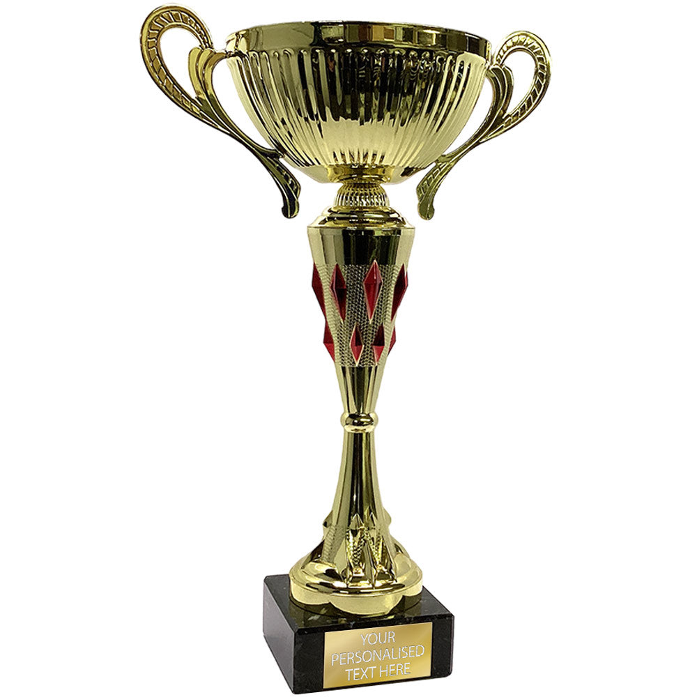 Golden Cup with Red Gems Decoration (MT10568 A/B/C/D/E)