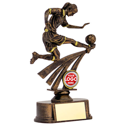 Antique Gold Female Football Award (FG3231/3/5/7)