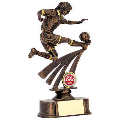 Antique Gold Female Football Award (FG3231/3/5/7)