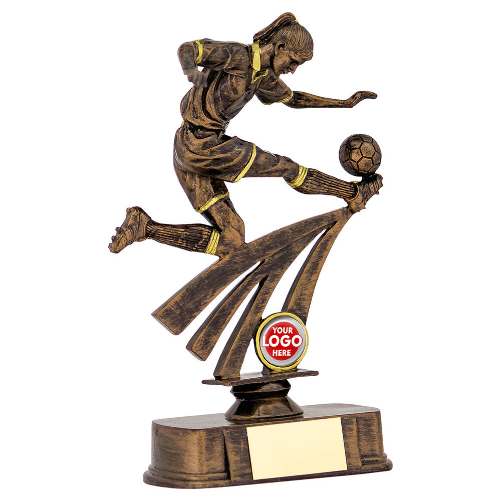 Antique Gold Female Football Award (FG3231/3/5/7)