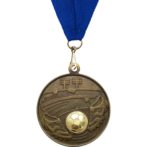 50mm Stadium Football Medal