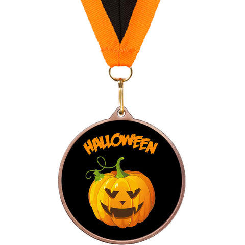 GBP BRONZE Halloween Medal with Ribbon