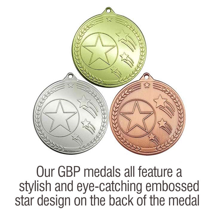 50mm GBP Medal In Flip-over Box