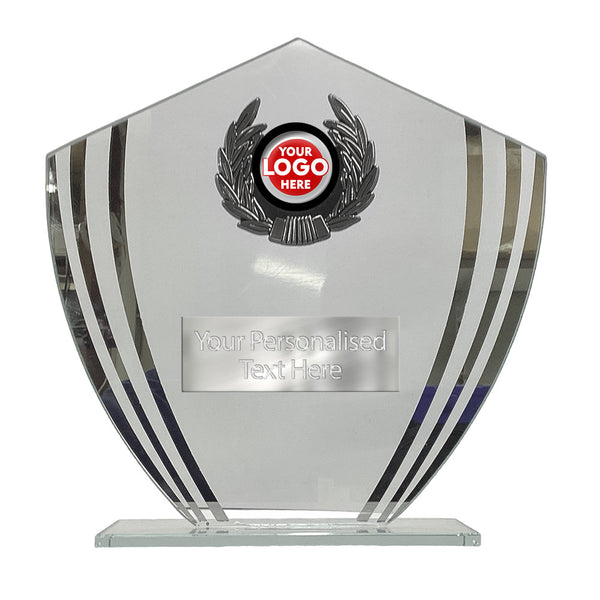 Shield Shaped Glass Award (GL046A/B/C)