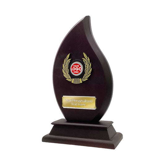 Wooden Flame Shield (IC516)