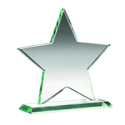 Star Shaped Standard Jade Glass (KG6A/B/C) BW Trophies