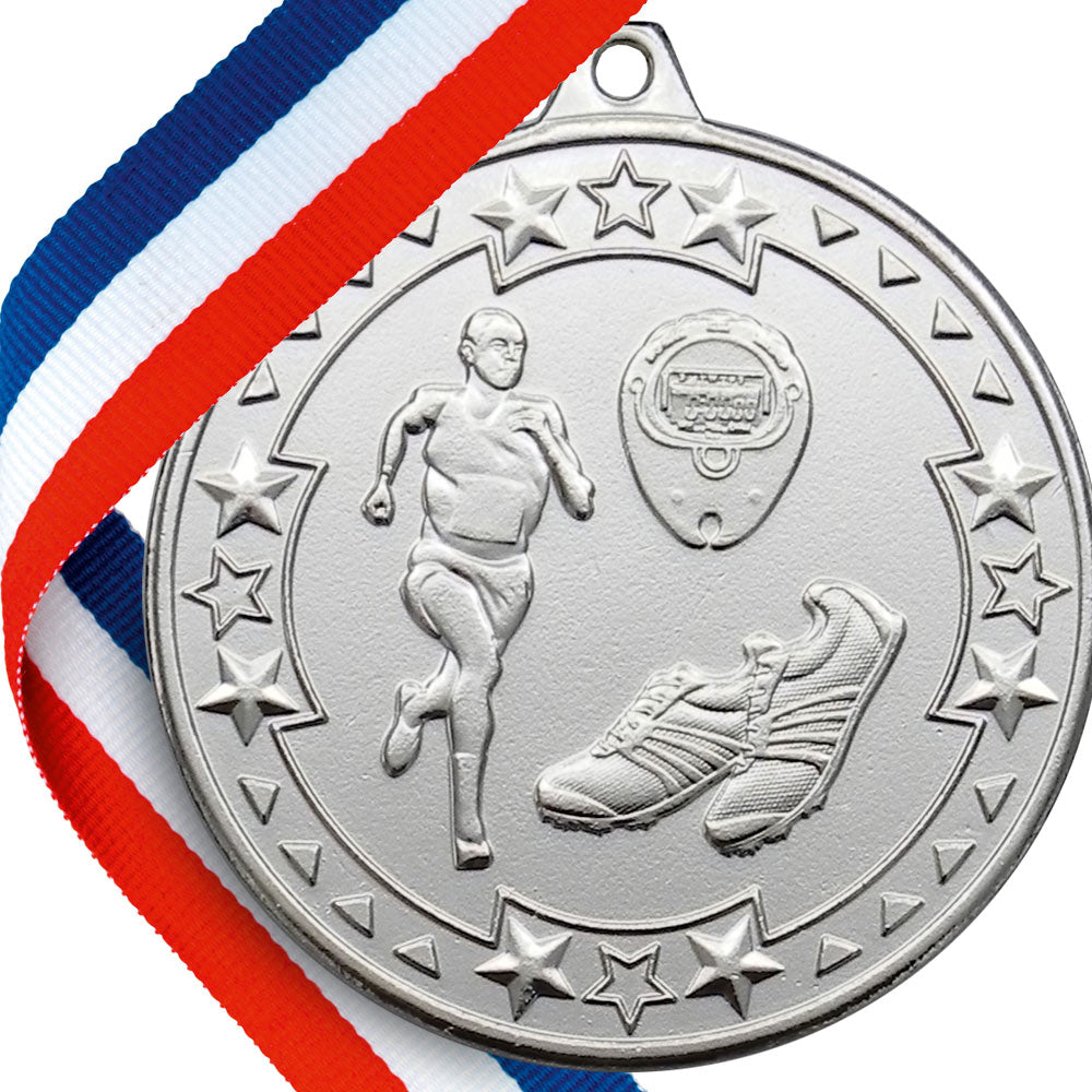 Running 50mm Embossed Medals - MINIMUM ORDER 100
