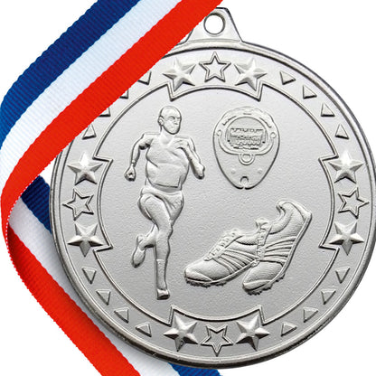 Running 50mm Embossed Medals - MINIMUM ORDER 100