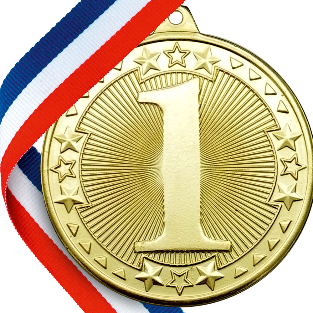 50mm Embossed 1st/2nd/3rd Medal
